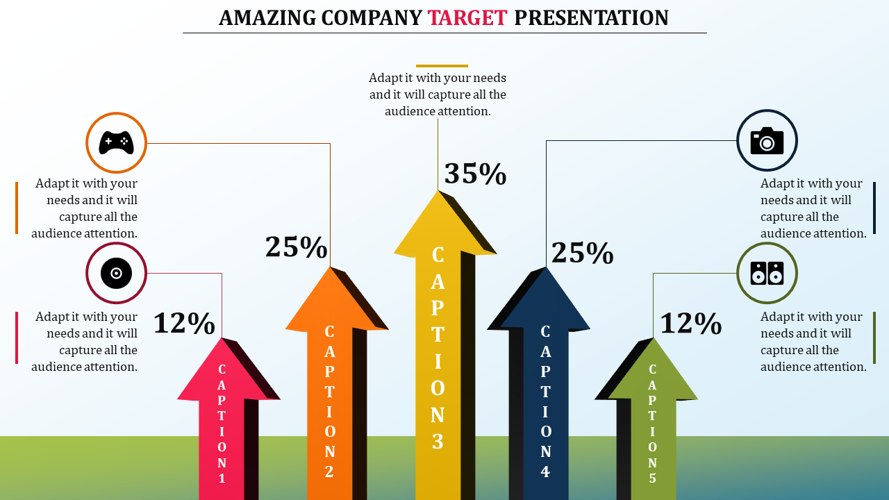 company target ppt templates-company target